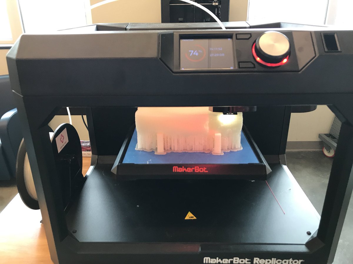 Don’t fail me now.... 75 hours into a 100 hour print. <a href="/makerbot/">MakerBot</a>