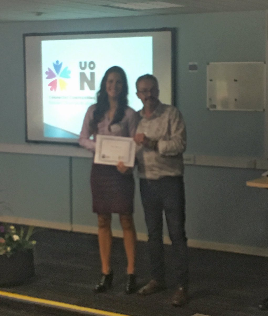 Fascinating talk on #biodiversity on solar #farms from <a href="/MoultonCollege/">Moulton College</a> Alex plus Katia's award @ungrad17 <a href="/UniNorthants/">UniofNorthampton</a>