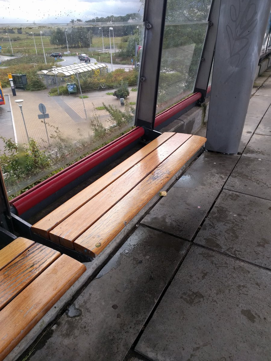AlexSimion's tweet photo. Lovely how DSB has seats at Killedal St. Not so lovely when water from the ceiling is dripping on all of them. #dsb #screwthecustomers https://t.co/HJy0IJpsOw