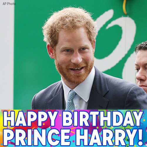 Happy birthday to Prince Harry!   