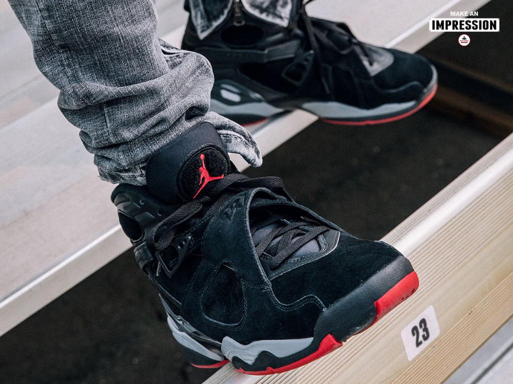 Foot Locker on Twitter "🔥 Onfoot look at the Air Jordan 8 'Cement