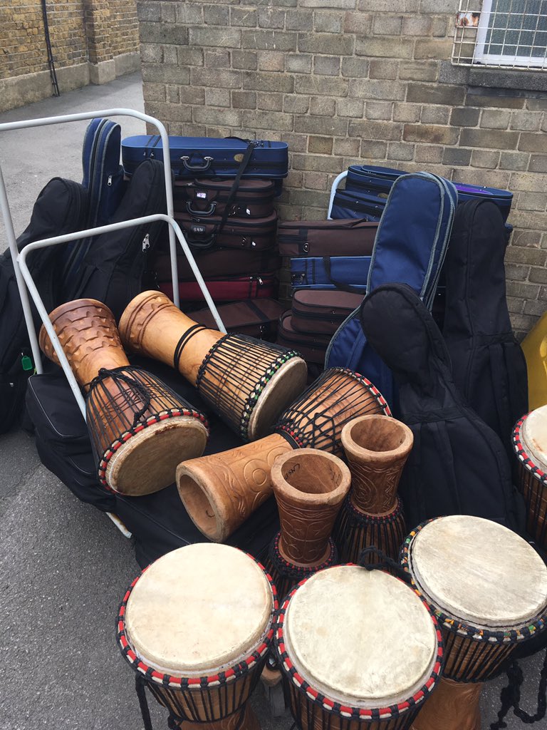LambethMusic's tweet photo. Instruments and resources packed and ready to go out to our new #Musitrax schools @bonnevilleps @stjohnthedivine @StMarks_Lambeth #newterm https://t.co/DdozYqji2Z