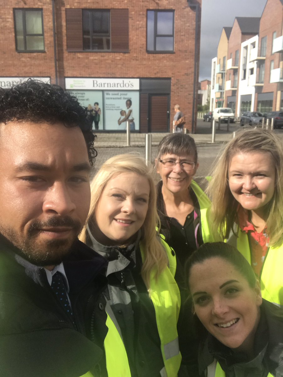 BVT_Lawley's tweet photo. The Telford BVT staff have been out in #Lawley litter picking in the rain this morning. 3 full bags of litter picked! #Telford #BigTidyUp https://t.co/admXb7hjqq
