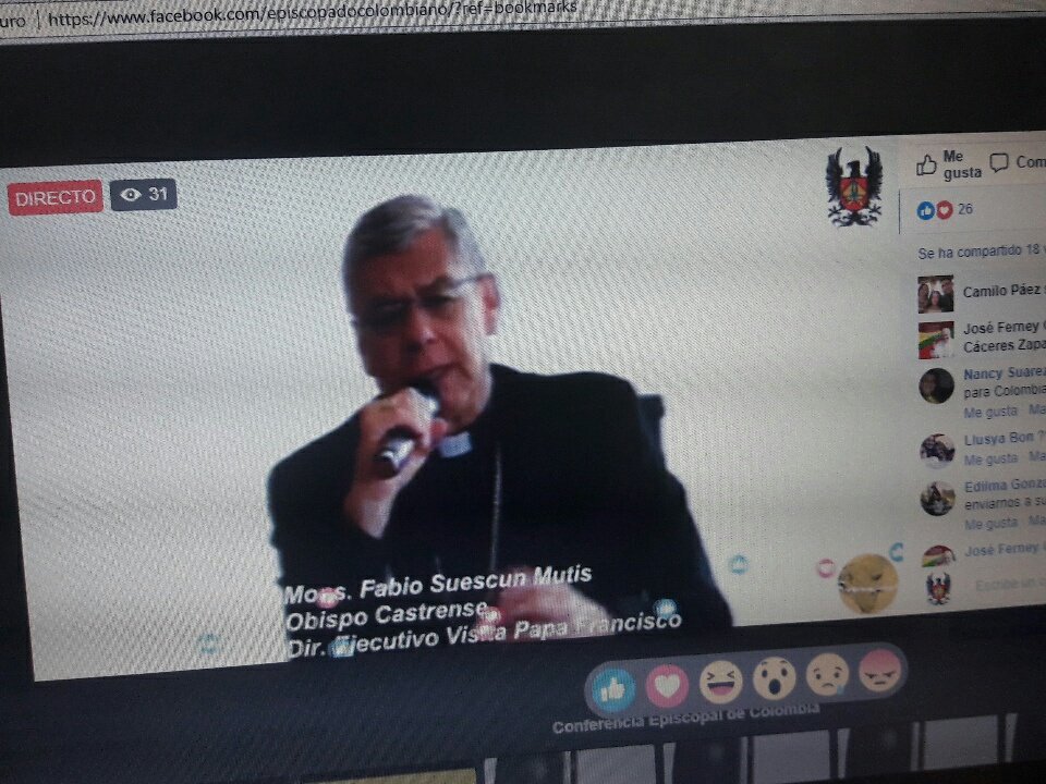episcopadocol's tweet photo. 'Colombia es un país rico y maduro en seguridad, armonía y convivencia': mons. Fabio Suscún #ModoPapa #elpapacol https://t.co/8sT988HEdb https://t.co/Ji1U9U243U
