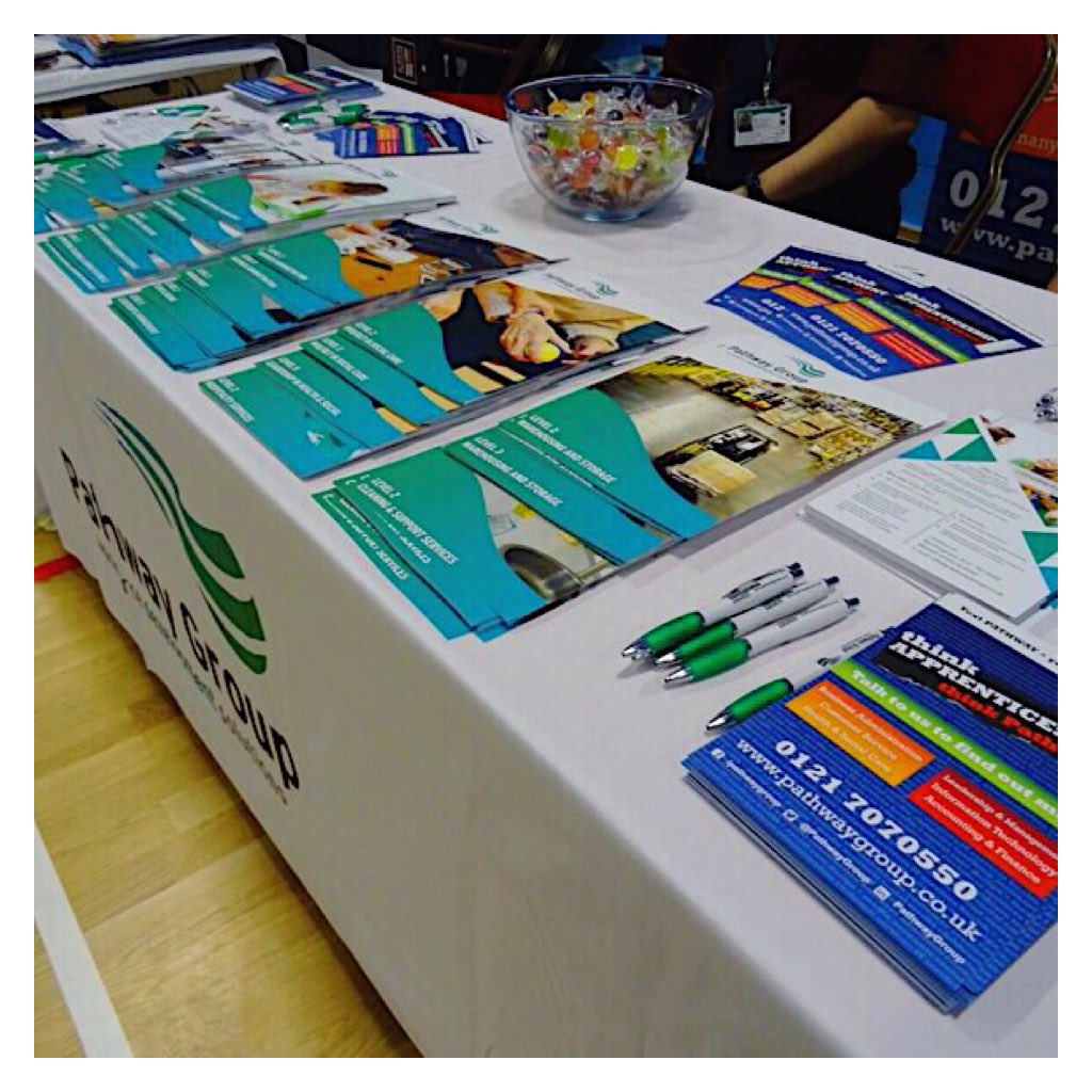 rhiannonsian15's tweet photo. Close up shot of our Pathway stand at the #derbyshireskillsfestival #pathwayteam #event πβοΈ https://t.co/n70HEUfN5q
