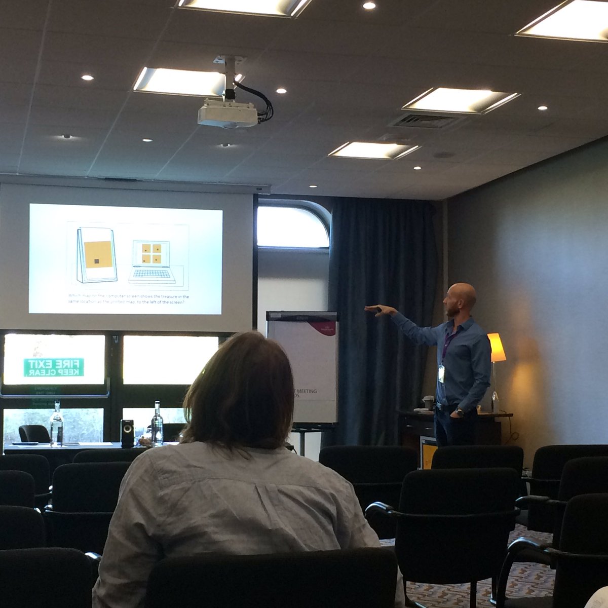 gilligk's tweet image. Great talk by @hodgkiss_alex introducing a new spatial scaling task for 5-11 year olds #dev2017