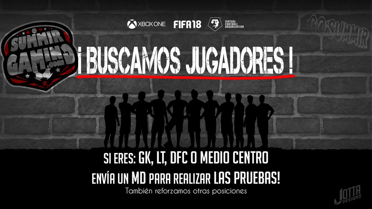 📢 #Fifa18 #VFO #XboxOne

🔼 Anímate a Probar Con Nosotros De Cara a La Próxima Temporada 🔼