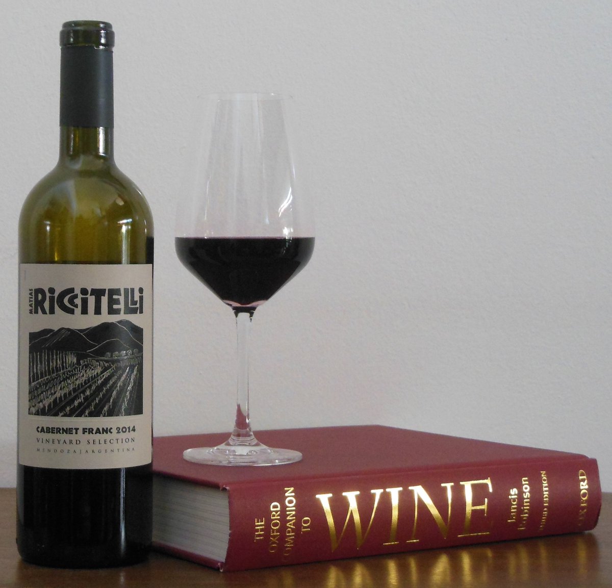 Matías Riccitelli Vineyard Selection Cabernet Franc 2014. Un vino tinto a la altura de la fama de su creador. Delicioso.