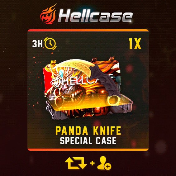 hellcase's tweet photo. 🔥Panda Knife Case #Giveaway:

▪️RT &amp; Follow &amp; Profile URL
▪️CLICK: https://t.co/7O7yIFlC16 
🏆Winners in 3 hours!

#hellcase https://t.co/KogPEAkB66