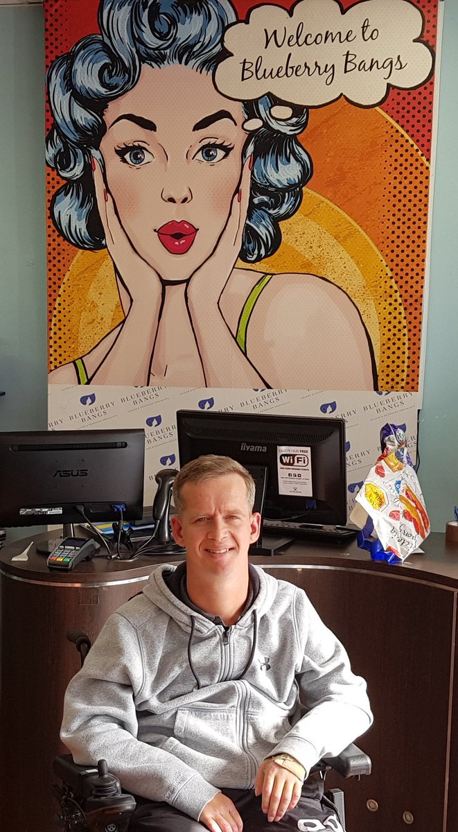 benwimbushSCORD's tweet photo. Buzzing with my haircut by @Hazel2502 Happy 1st B Day it's no surprise its taken off so well #blueberrybangs #salon #Chorlton #Manchester https://t.co/PDA67CW3y4