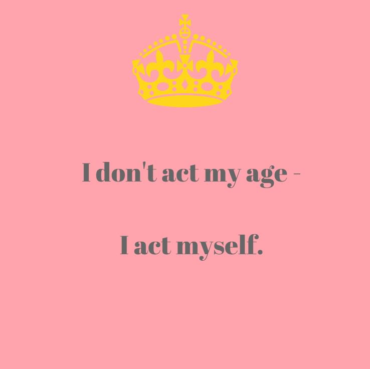 SamTongeWriter's tweet photo. Don't let society's expectations dictate to you.
#agelesswoman https://t.co/kNsPIwFp4f
