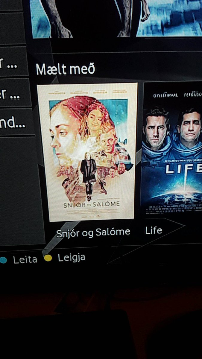 Snjór og Salóme tweet media