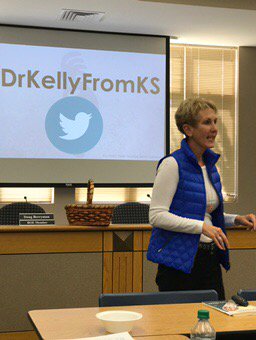 DonnaZerr's tweet photo. Great to have Dr. Gillespie here today modeling tremendous leadership skills!! @DrKellyFromKS https://t.co/ZmP5xFaeZk