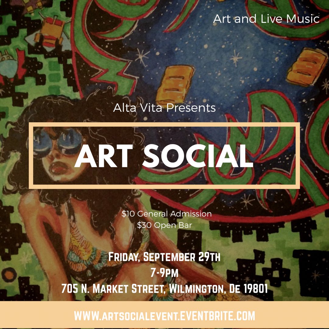 Use Code: CCAC for $5 off Open Bar ticket! #wilmingonde #arts #livemusic #CCACDe