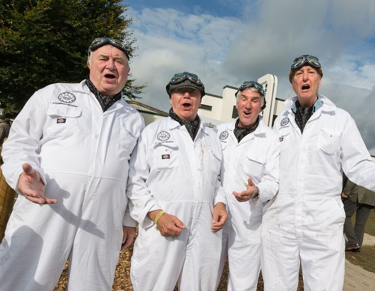 Kaleidoscope Singing Mechanics at the Goodwood Revival Meeting 2017.