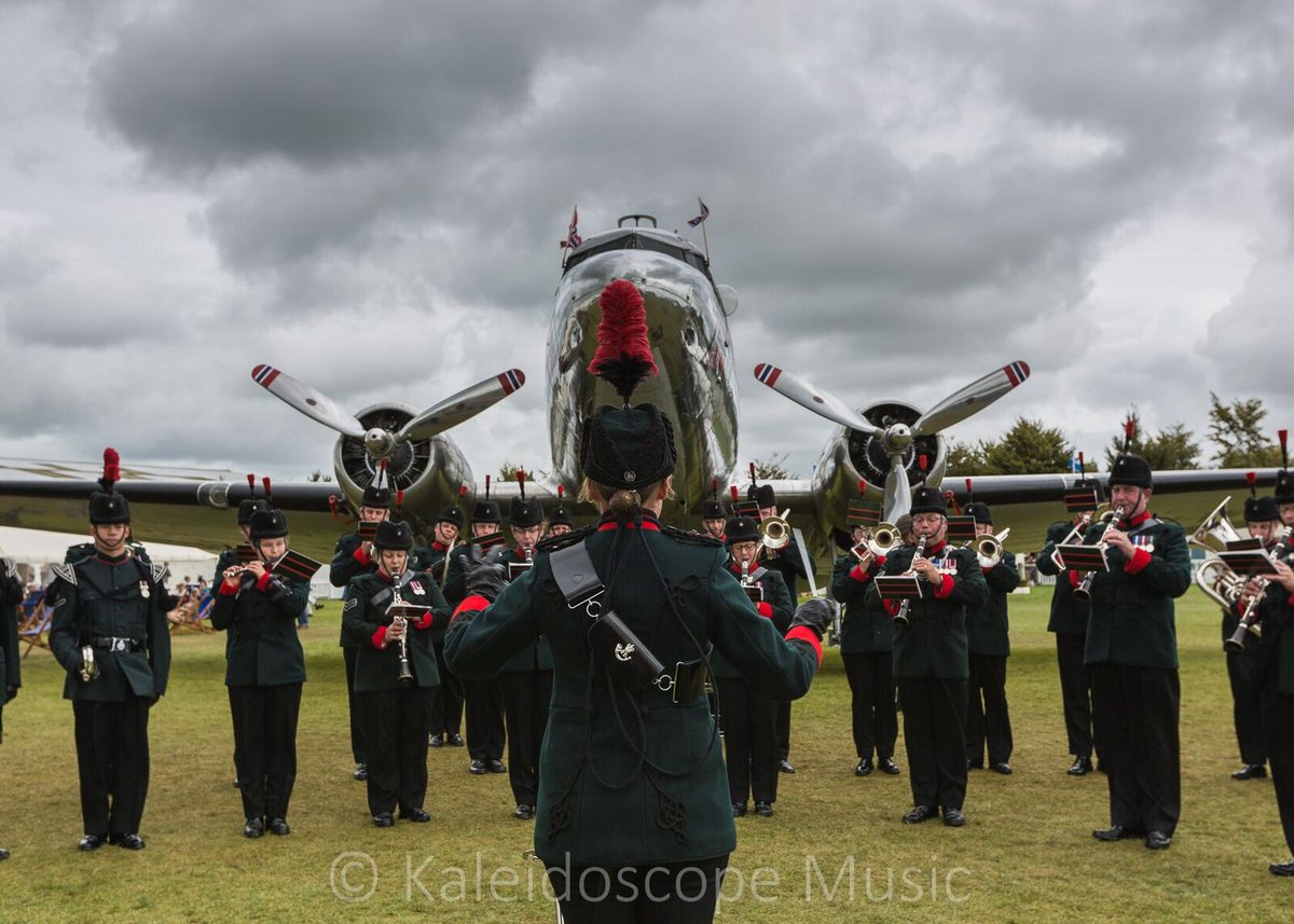 The Band and Bugles of The Rifles performing at FMSOA, <a href="/goodwoodrevival/">Goodwood Revival</a>