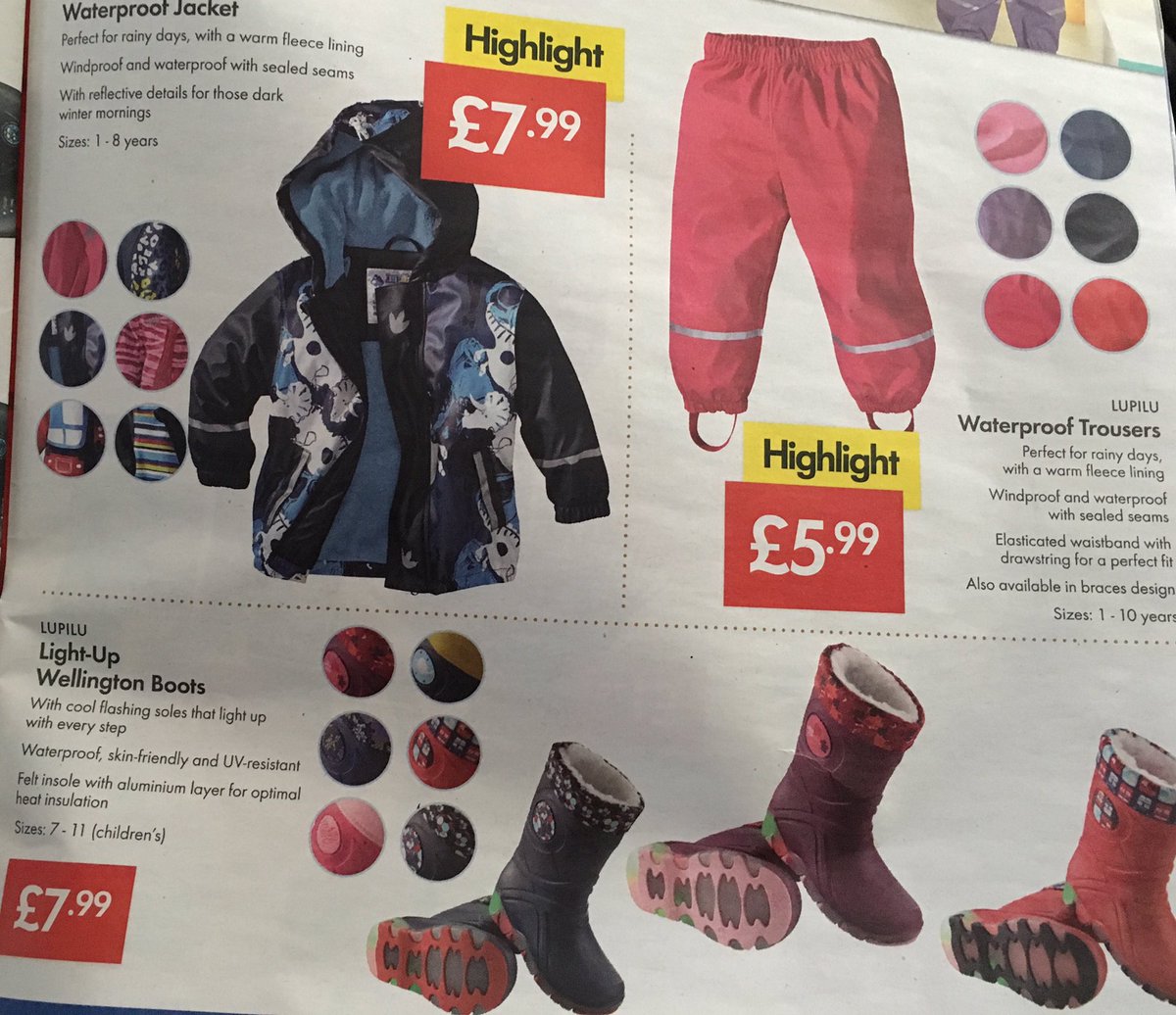 lidl lupilu waterproof