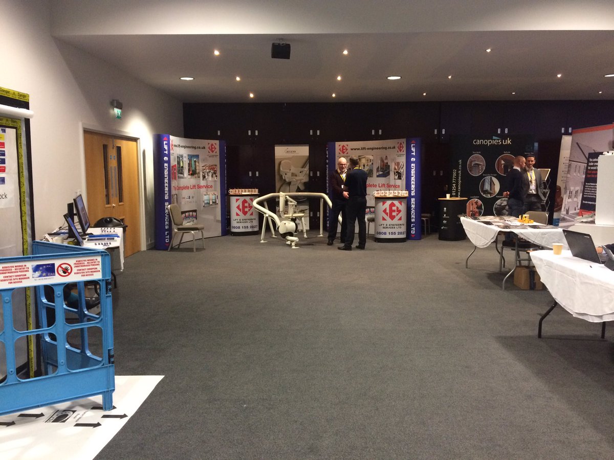 SayasKitchen's tweet photo. Pete from @EEMLtd arriving in style to the @LiftEngineering exhibition stand. Thanks for hosting a great event @EEMLtd #lifts #stairlift https://t.co/bVGILnQGUr