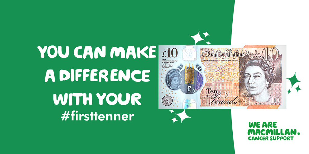 macmillancancer's tweet image. Your first #NewTenPoundNote could keep 5 of our Information and Support Centres stocked with information for an entire day! ☀️