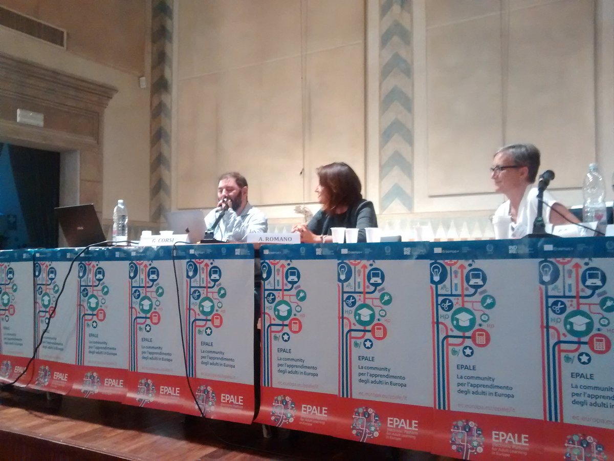 EPALE_IT's tweet photo. Anna Romano #Comunita24Luglio (AQ) e Gianluca Corsi inviato de @i_Migrati intervengono a conclusione del seminario Epale La Spezia. Grazie! https://t.co/wVjRvXOuUU