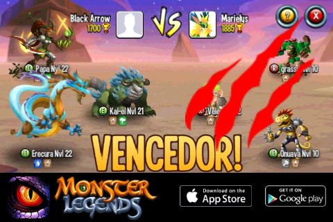Maari_Wgr's tweet photo. Eu domino a Arena de Monster Legends! Se você ousa me desafiar, comece a colecionar seus próprios monstros! http: https://t.co/p35VKg88ct