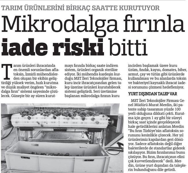 met_automation's tweet image. MET Microwave Systems at the national press!  #met_automation #automation #entrepreneur #industrialoven #microwave #driedfruitandnuts