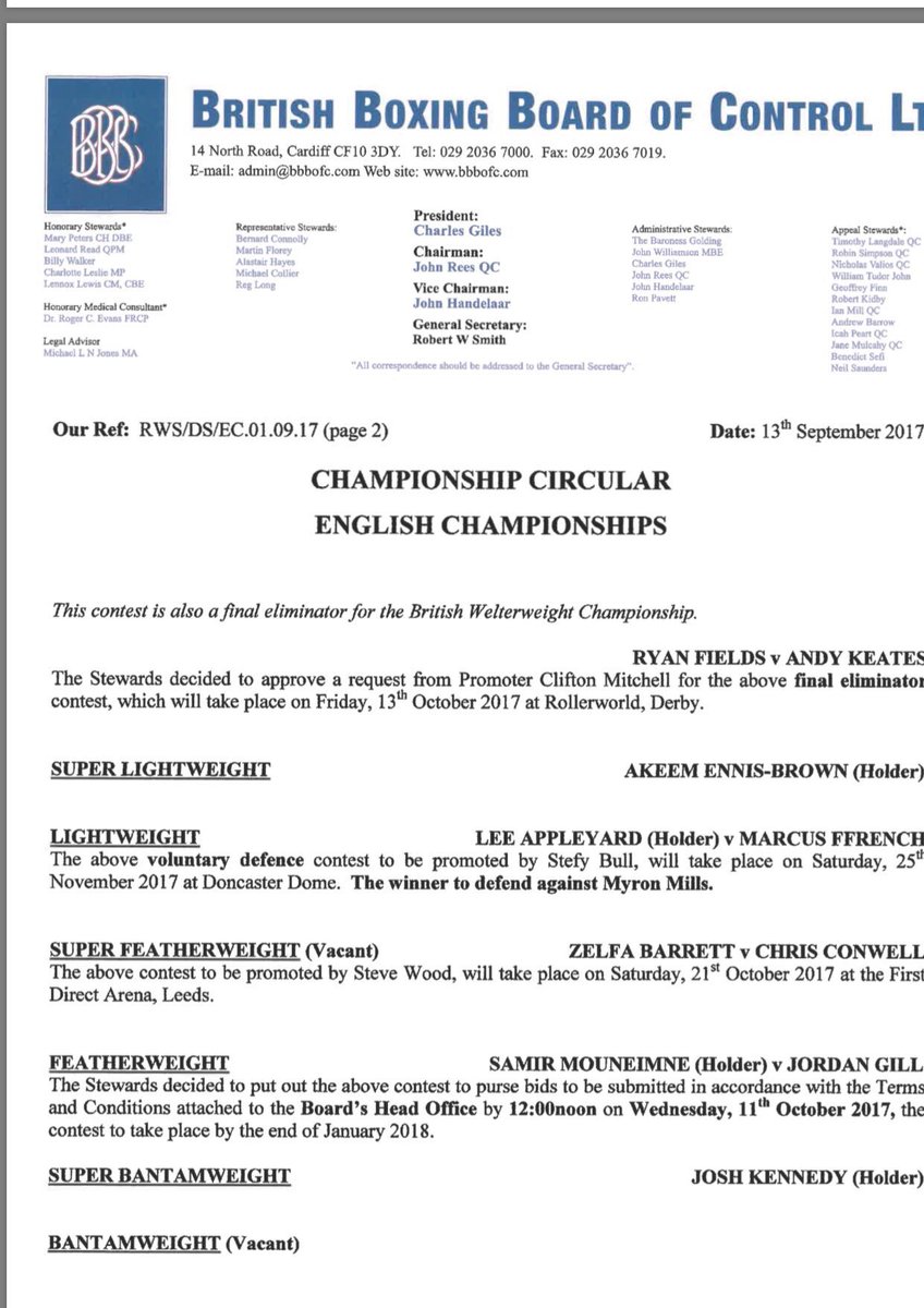 davidcoldwell's tweet image. First up @ryanfields1992 defends his Area Title which is also a Final Eliminator for the English Welterweight Title on Oct 13. #boxing