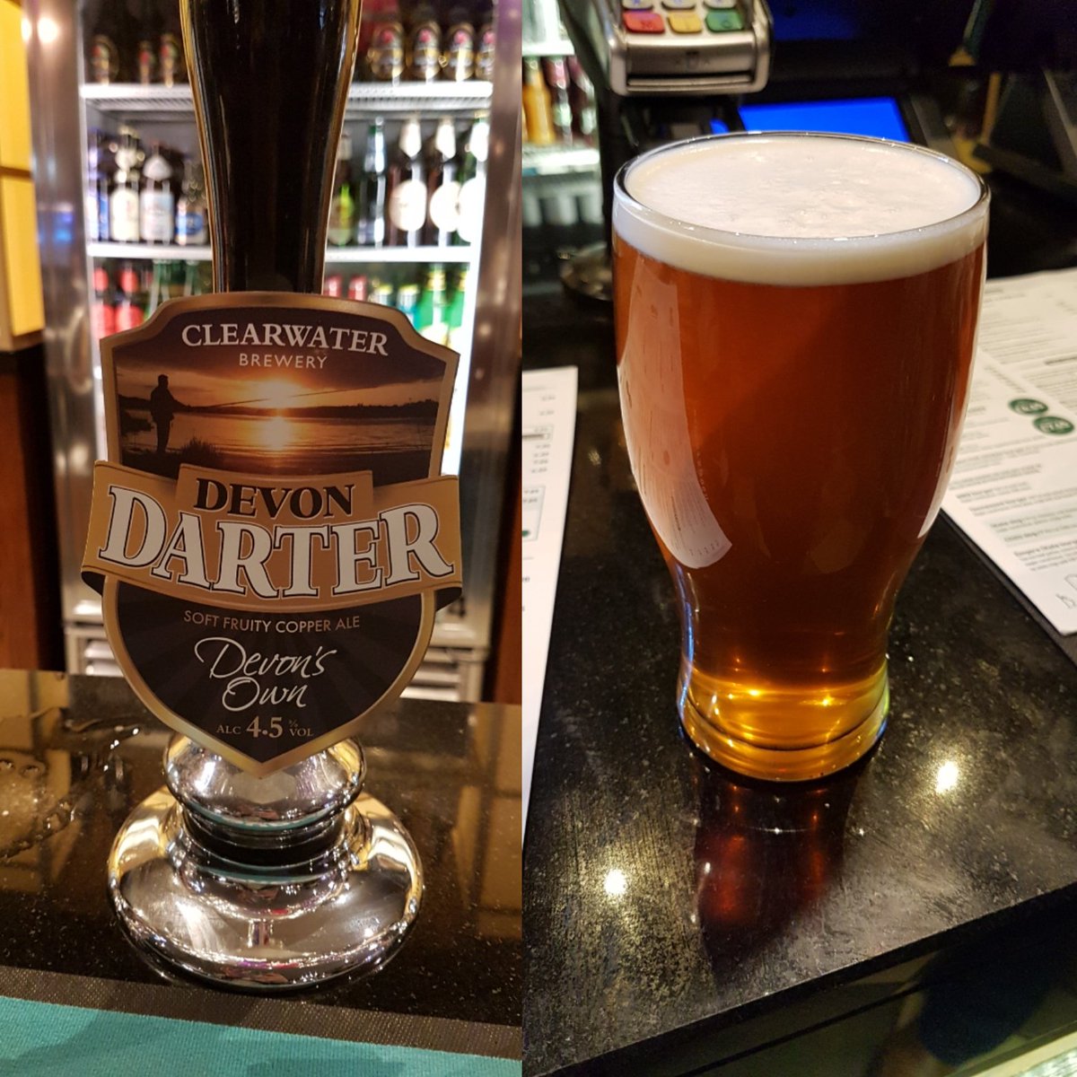Flowhisto's tweet photo. When in Rome.. But I'm not, so had a couple of Devon beers! #craftbeer #realale #devonweek https://t.co/jXZETASlKv