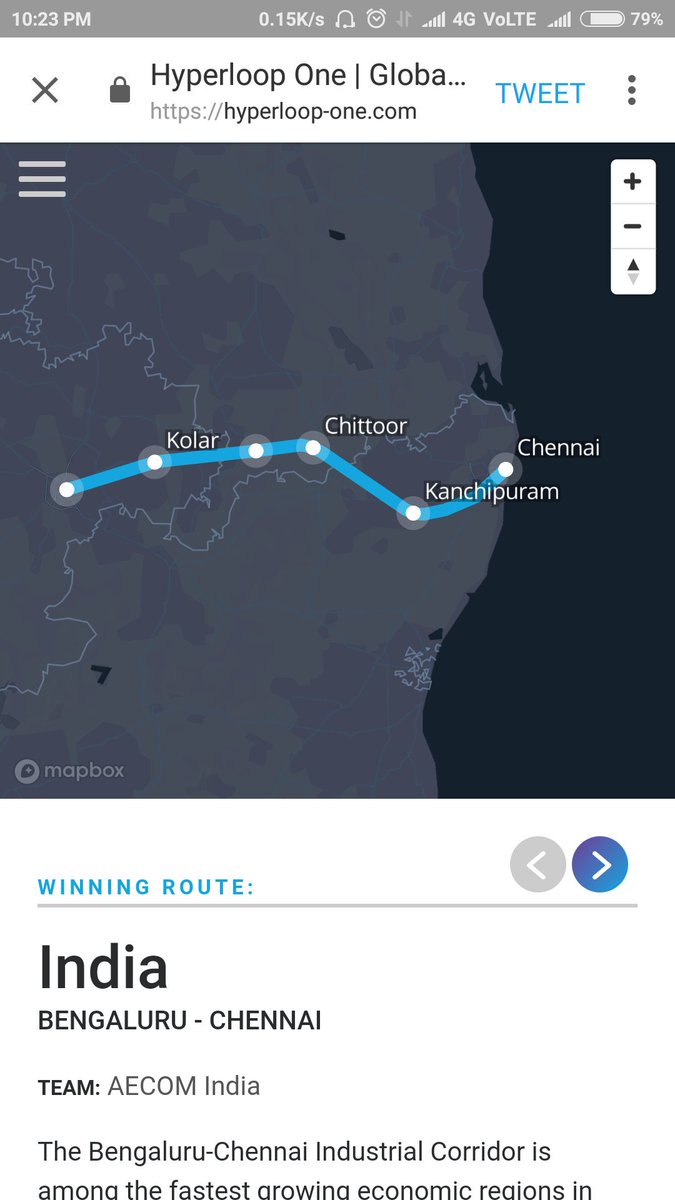 Hyperloopone_AP's tweet image. Connects three states Andhra pradesh, karnataka and tamilnadu
