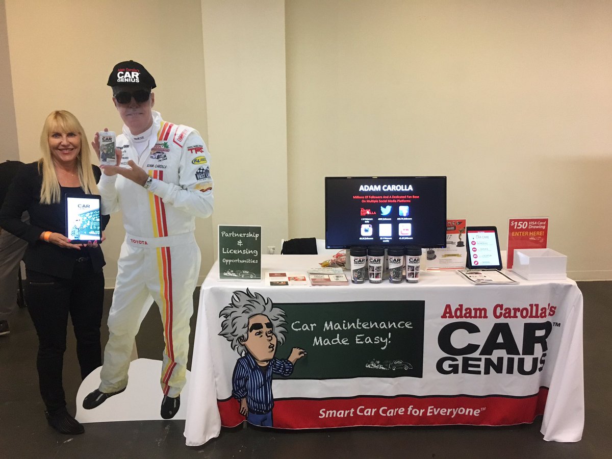 GetCreativeNow's tweet photo. Car Genius at Tech Day LA today. Stop by and say hi or check out our twitter for live updates! @GetCreativeNow https://t.co/DS2SzgFrRb