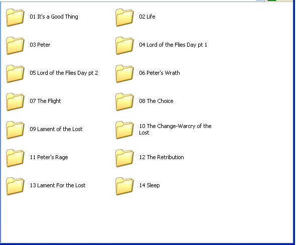 OwO, what's this? The song list for a new RatF album, perhaps?