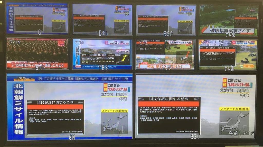 Live It 039 S Wall To Wall Coverage Here In Tokyo Nhk World Is Also Live With The Latest On The Missile From North Jonathan Oh Scoopnest