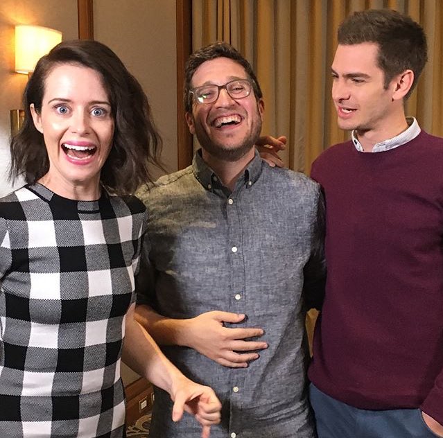 Best of Claire Foy on Twitter: "Andrew Garfield & I try to teach Claire