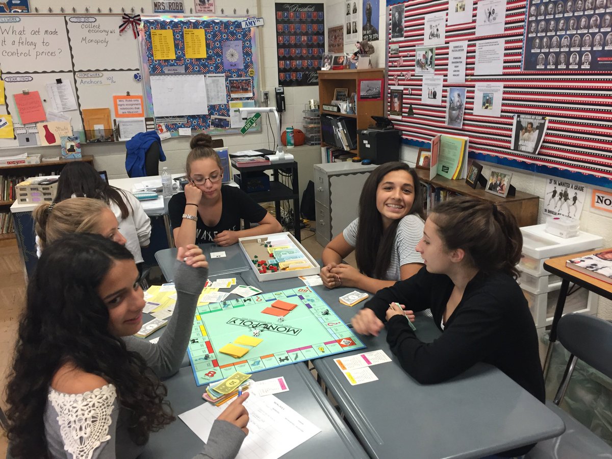 WMS8thGradeTeam's tweet photo. Monopoly Tournament during lunch this week! #wms118life https://t.co/1w789daTwc