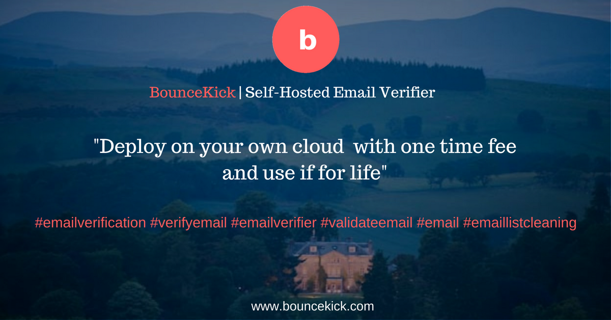 bouncekickapp's tweet photo. Self-Hosted #Email Verification software for email #Marketer and #Services. #emailverification #verifyemail https://t.co/M9ltHn7wXd https://t.co/29MfDrHrQA