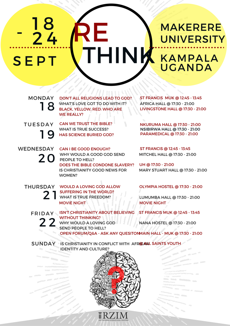 rzimsa's tweet photo. MAKARERE UNIVERSITY  in Kampala, Uganda. 
18 - 24 SEPTEMBER 
#RETHINK
#MAKFEST
Save the date and invite some friends along. https://t.co/M6FTQ9TTZz