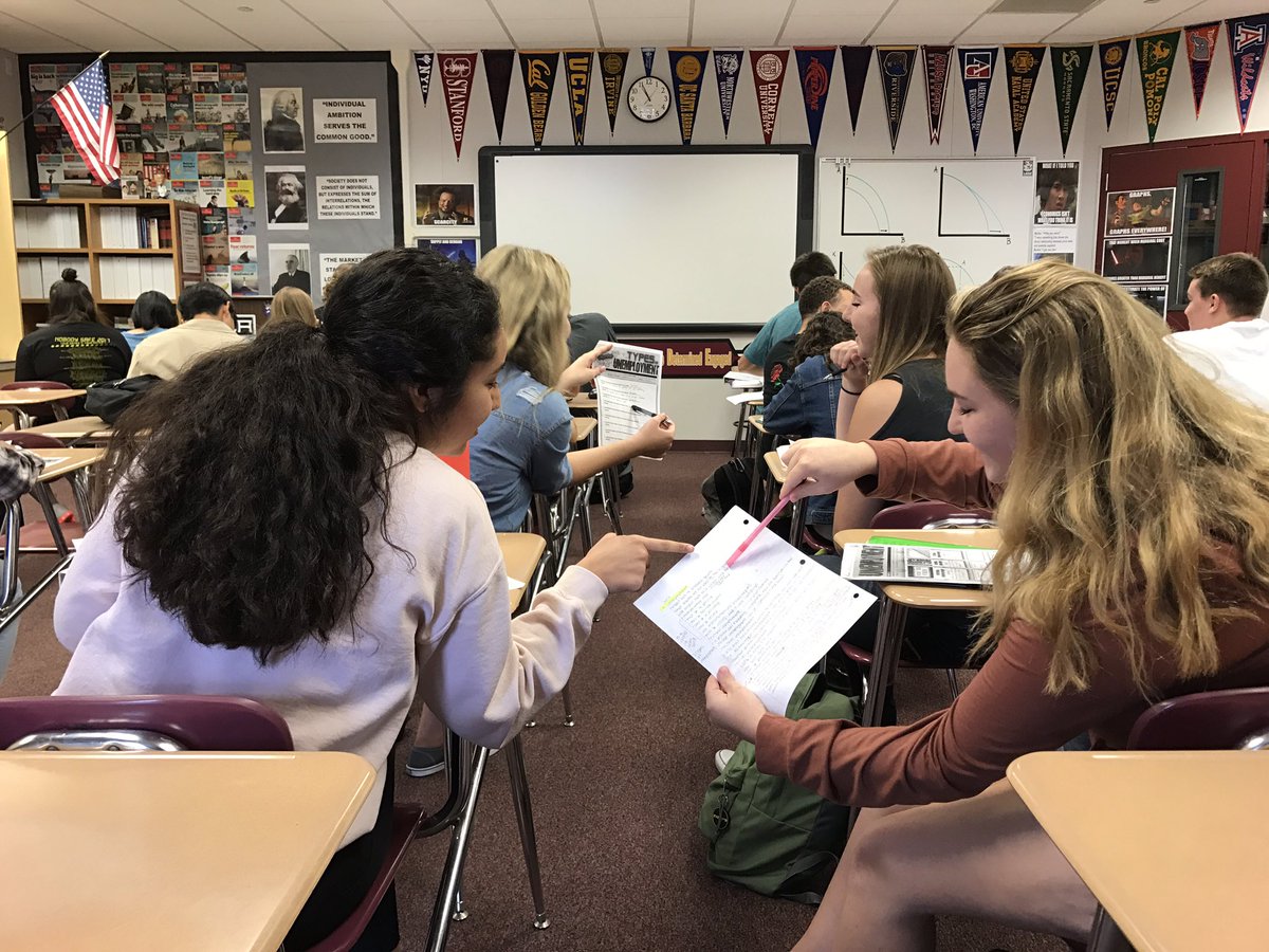 Mr. Willis's AP Economics class is tackling unemployment and gearing up for May 16! #aztecpride #collegebound #21stcenturyschool #APaztecs