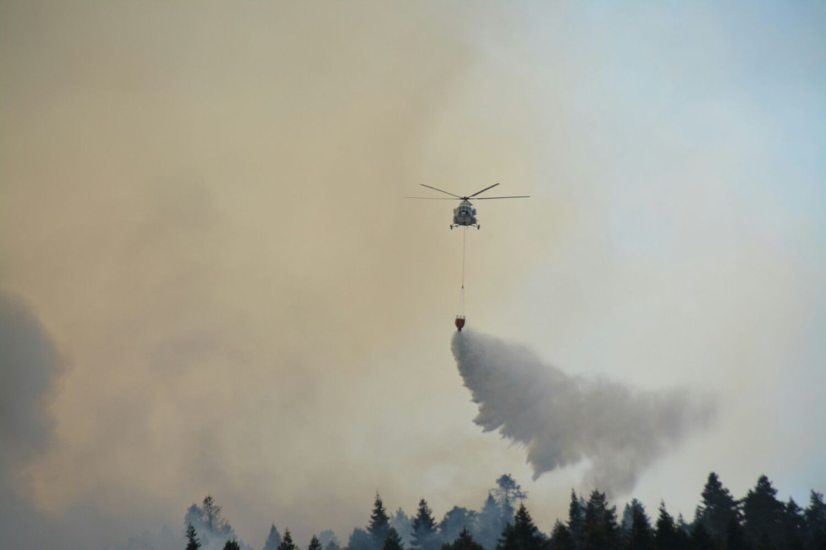 YanginMerkezi's tweet photo. Kütahya İli Domaniç İlçesi  orman yangınında 30 dozer 130 arazöz 15 helikopter  4 uçak 600 personel görev almıştır. https://t.co/RK5PzWKVI3