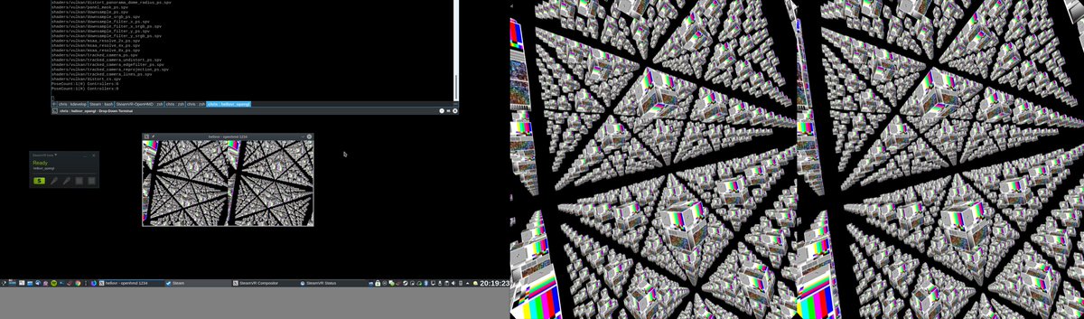 haagch42's tweet image. New Project: #SteamVR plugin using #OpenHMD.
Could use help with distortion with OpenHMD&apos;s PanoTools model.

Code: github.com/ChristophHaag/…