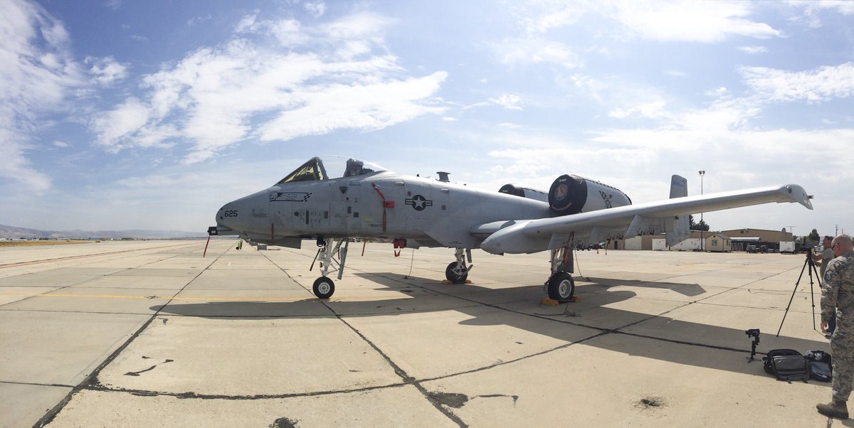 More Chamber filming @ Gowen Field - capturing stories from our ID Air National Guard &amp; <a href="/GowenStrong/">Gowen Strong</a> ... with an A-10, NBD. #liveworkboise