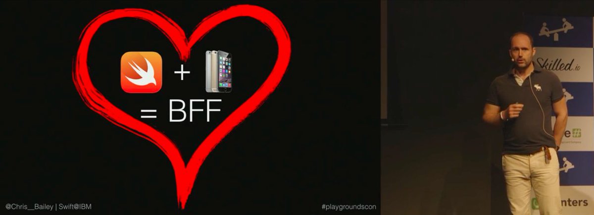 New video: Swift on the Server - by <a href="/Chris__Bailey/">Chris Bailey</a>🙌 from <a href="/playgroundscon/">Playgrounds 🐨</a> Watch it here 👉skilled.io/u/playgroundsc…