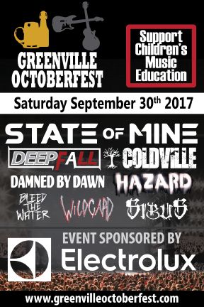 <a href="/St8ofMine/">STATE OF MINE</a> &amp; <a href="/DeepfallBand/">DEEPFALL</a> have a huge show coming up September 30th at The Greenville Octoberfest get your tickets etix.com/ticket/p/39717…