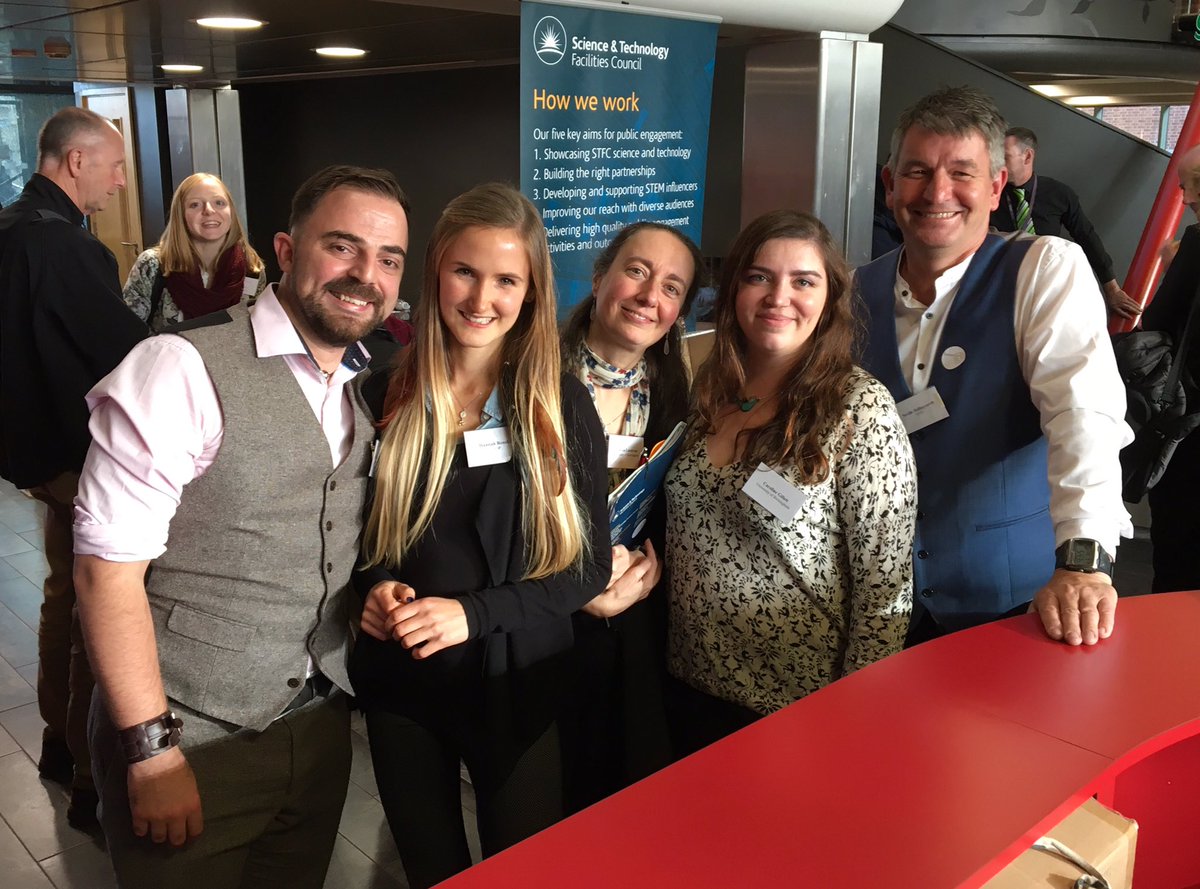 This team did a fantastic job making #INTERACT2017 happen today. Congratulations, all! <a href="/PhysicsNews/">Institute of Physics</a> <a href="/unibirmingham/">Uni of Birmingham</a> <a href="/SEPhysics/">SouthEastPhysics</a> <a href="/STFC_Matters/">Science and Technology Facilities Council</a>