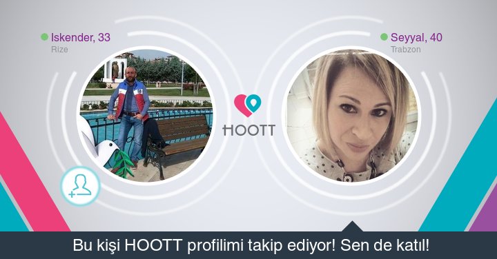 #HOOTTapp HOOTT süper! Takipçilerime gözat hemen. HOOTT ile eğlen! goo.gl/jPUaB0