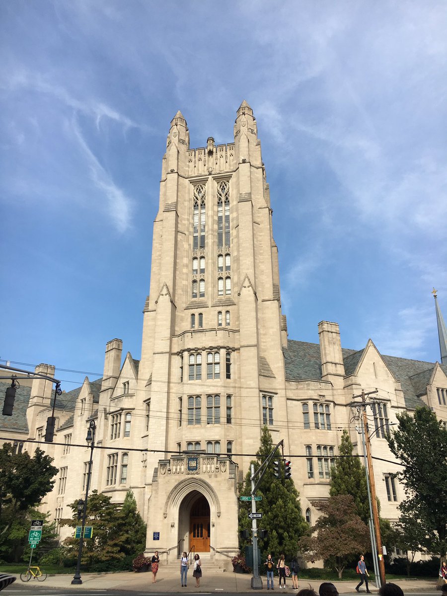 Dr_Bailon's tweet photo. First time at @Yale! Beautiful, historic campus (and a treat for a Gilmore Girls fan, like myself)! #ontheroadwithDrB https://t.co/PcWv0JXeFf