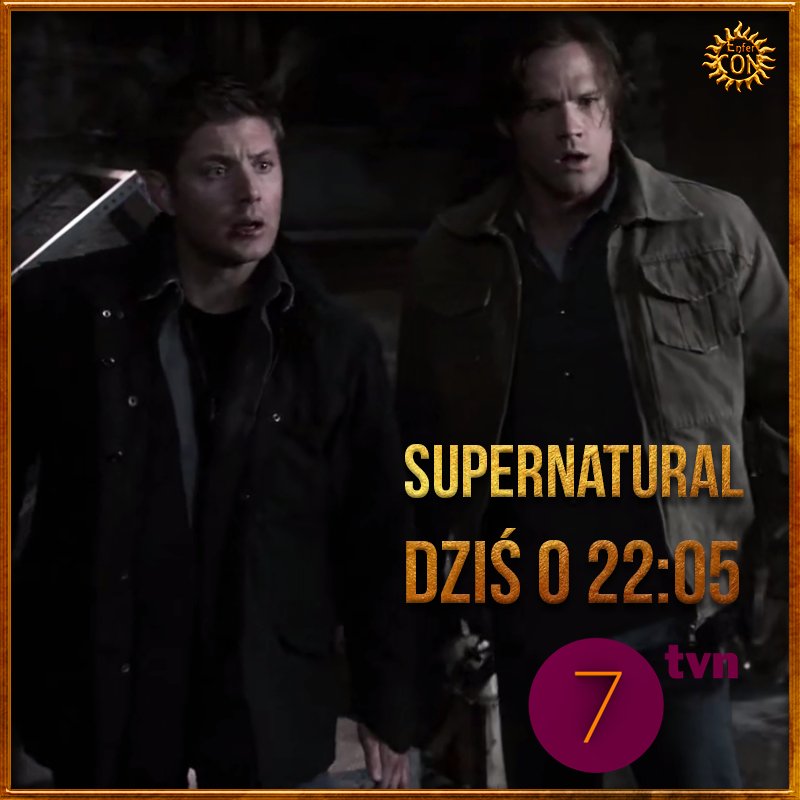 JensenAcklesPL's tweet photo. Przypominam, że już dziś o 22:05 na TVN7 będzie można obejrzeć premierę 5. sezonu SPN po raz pierwszy w polskiej telewizji! #supernatural https://t.co/i4W5vgYSPq