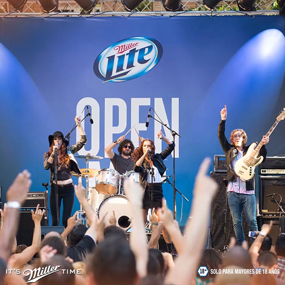 Vive lo mejor de la música junto a la cerveza con más sabor #ItsMillerTime