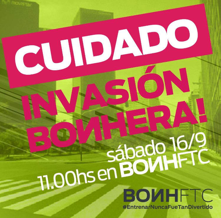 Cuidado!!! Este sábado a las 11 am hay invasión bonhera!