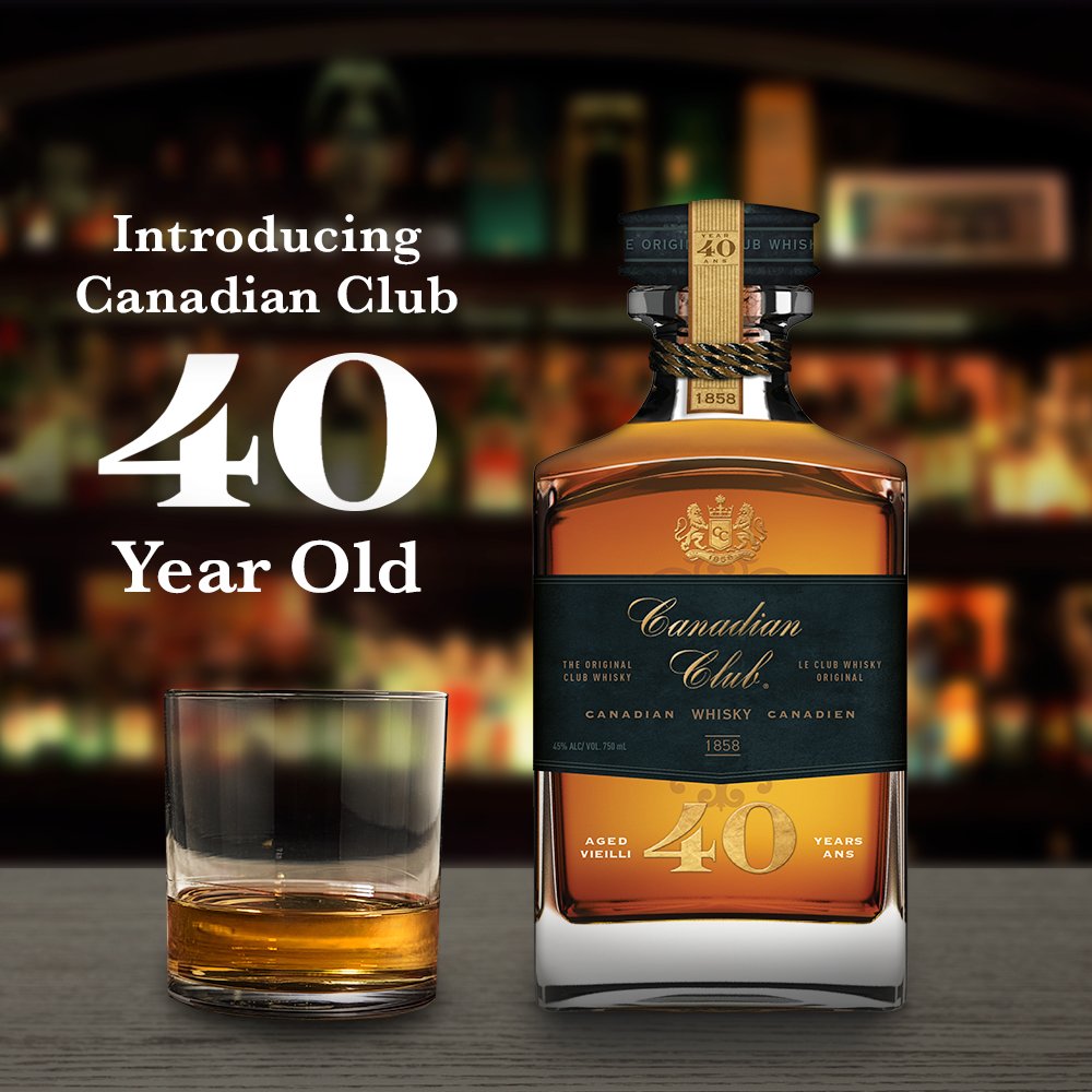 Canadian Club 40 Year Old Whisky