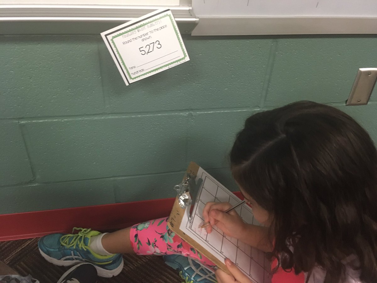 Rounding tasks cards to prepare for our test tomorrow! Keeping them engaged!! <a href="/KBElementary/">Kellybrook LPS</a>